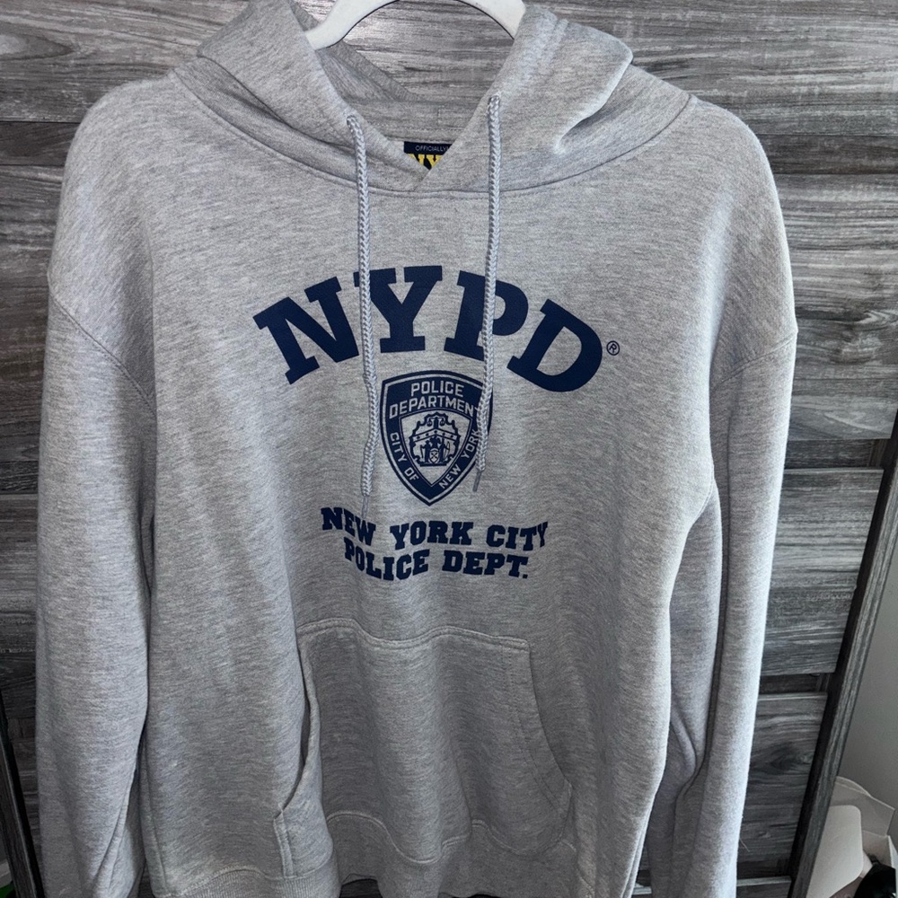 Gray NYPD Hoodie